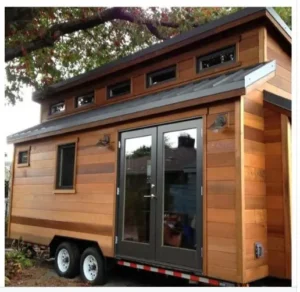 بيت خشب متحرك