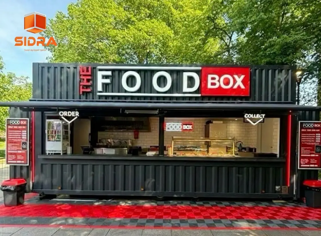 شركة سدرا بريفاب أفضل شركة تصنيع كونتينر مطاعم في مصر