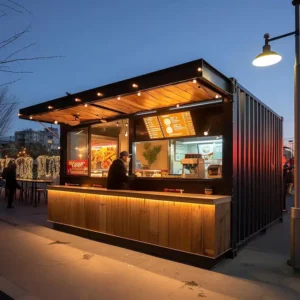 تصميم وتصنيع كونتينر مطاعم للبيع