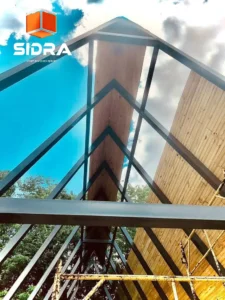 بناء وتركيب بيوت خشبية امريكية في مصر من شركة سدرا للمباني الخشبية الجاهزة