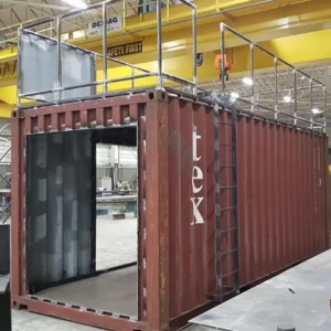 حاوية مطعم من طابقين للبيع