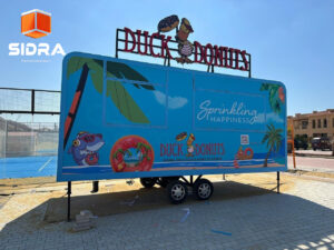 أحدث أشكال عربات الطعام المتنقلة