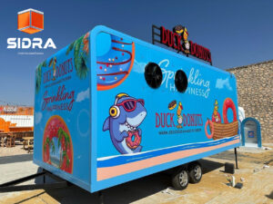 أشكال عربات الطعام المتنقلة للبيع في مصر