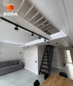 بيت خشبي للبيع من الداخل